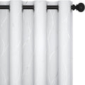 Deconovo Curtains for Living Room, Pattern Blackout Curtains 72 Inches Long | by Unknown