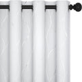 Deconovo Curtains for Living Room, Pattern Blackout Curtains 63 Inches Long | by Unknown