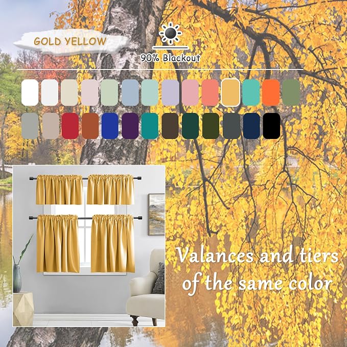 Gold Yellow Backdrop 5FT x 9FT Curtains - Image 4