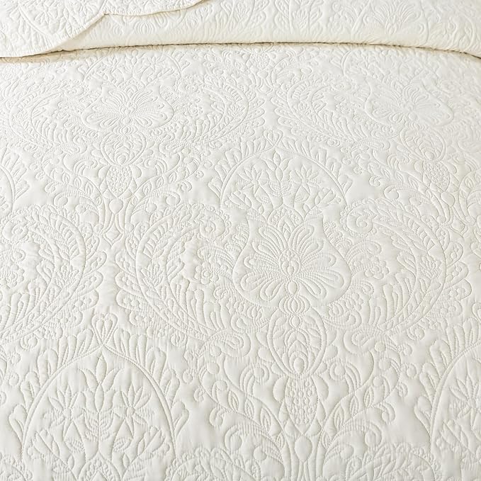HoneiLife Oversized Queen Bedspreads 110x106- Queen Size Quilt Bedding Sets - Image 5