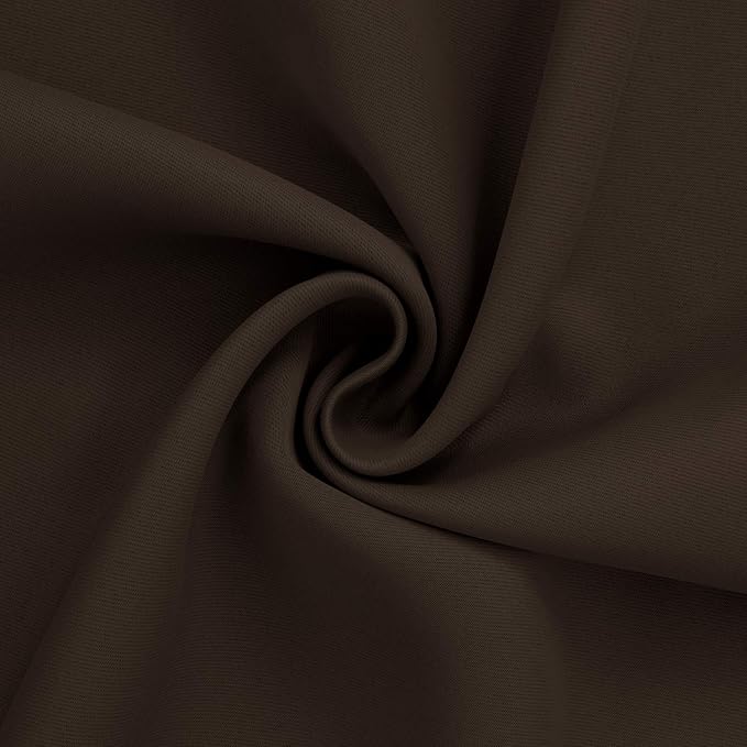 BGment Brown Blackout Curtains 48 Inches Long - Image 6