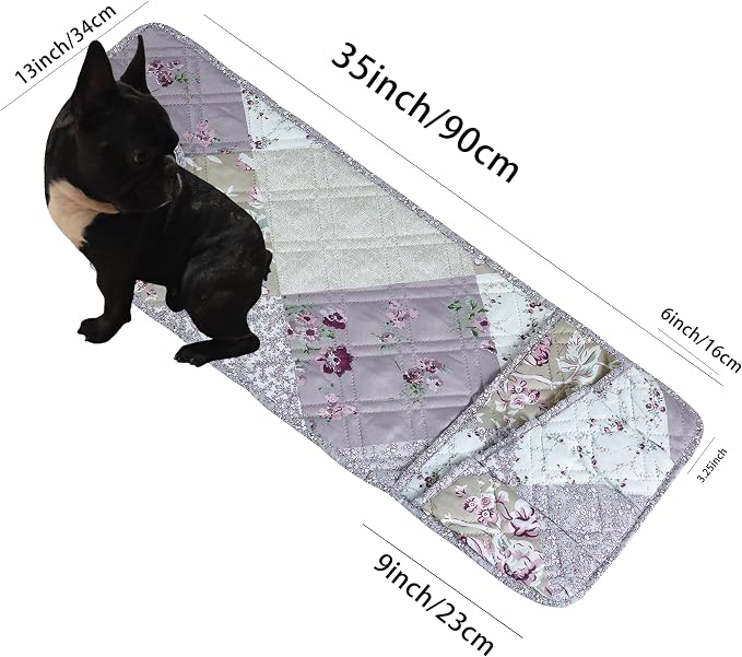 Brilliant Sunshine Lilac & Beige Roses Couch Armrest Cover, Armrest Organizer & - Image 2