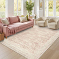 Latte&Fog Washable Area Rugs for Living Room 5x7 Pink Rug for Girls Bedroom | by LatteFog