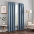 ECLIPSE Kendall Modern Blackout Thermal Rod Pocket Window Curtain by EclipseCurtains