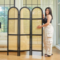 Svimi Room Divider and Folding Privacy Screens, Pine Wood 5.6 Ft Double Hinged by Svimi