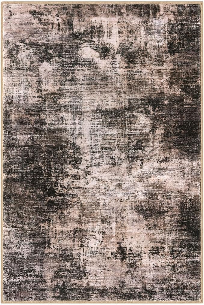 Abstract Area Rugs 5x7 Ft Washable Rugs - Image 9