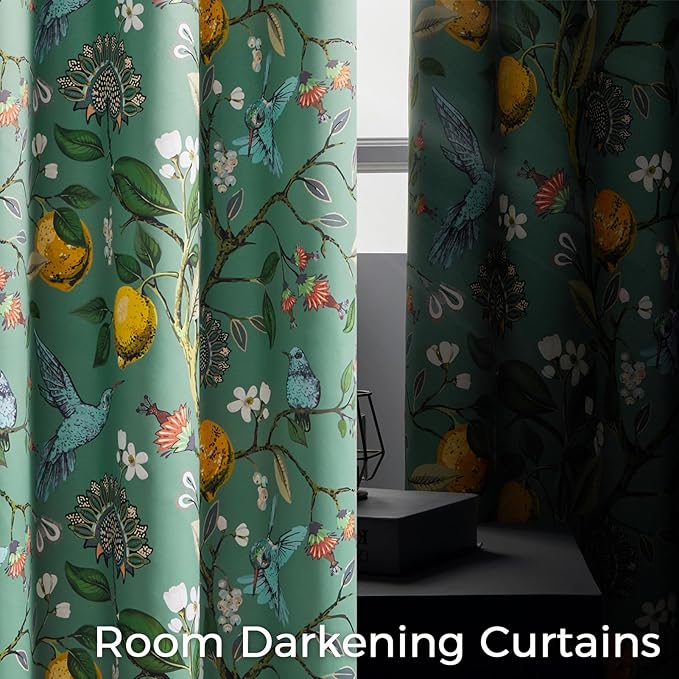 Topfinel 80 Inches Long Custom Sage Green Luxury Curtains - Image 4