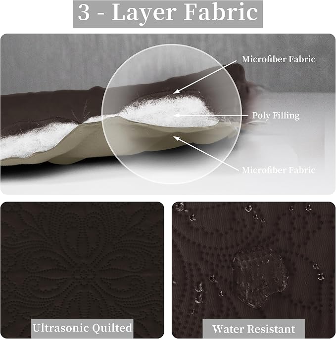 Easy-Going Reversible Quilt Set Twin, Bedspread - Image 5