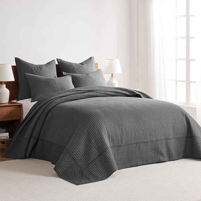 Levtex Home Cross Stitch Reversible Queen Bedspread Set - Image 2