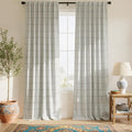 NICETOWN 100% Blackout Plaid Bedroom Curtains, 2 Panels | Rod Pocket & Back Tab by NICETOWN