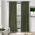 108 inch Extra Length Blackout Curtains by DONREN