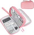 FYY Electronic Organizer, Travel Tech Pouch Bag, Cable Organizer Pink | Wrist by FYY