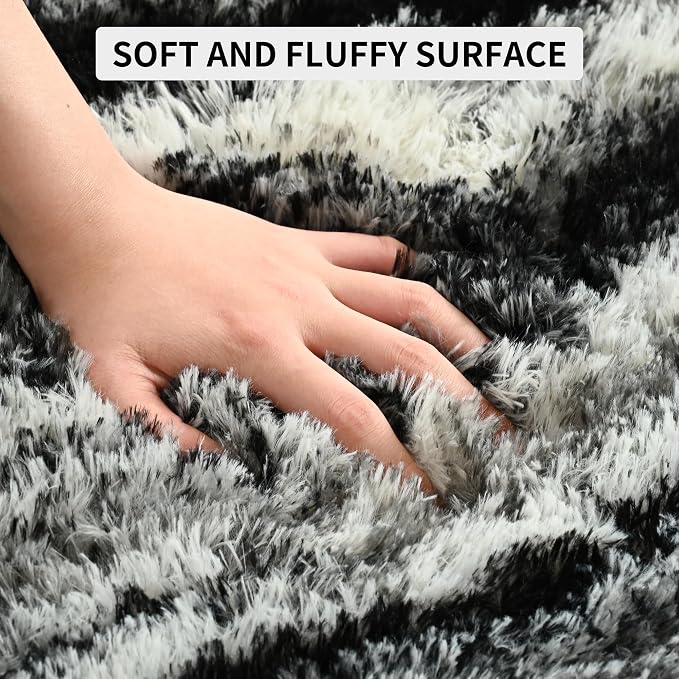 Soft Fluffy Rugs for Bedroom, 4x6 Area Rug for Living Room, Modern Shaggy Room - Image 6
