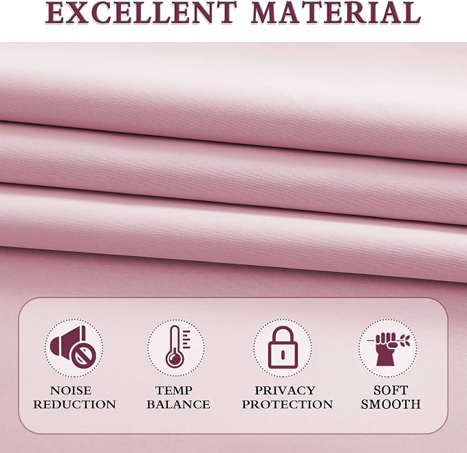 Pink Curtains for Kids Room - Image 5