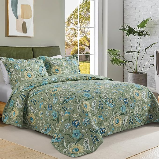 BEDIFANY Farmhouse King Quilt Bedding Set - Image 2