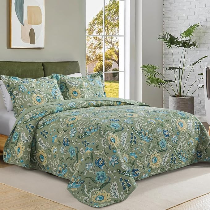 BEDIFANY Farmhouse Queen Quilt Bedding Set - Image 2