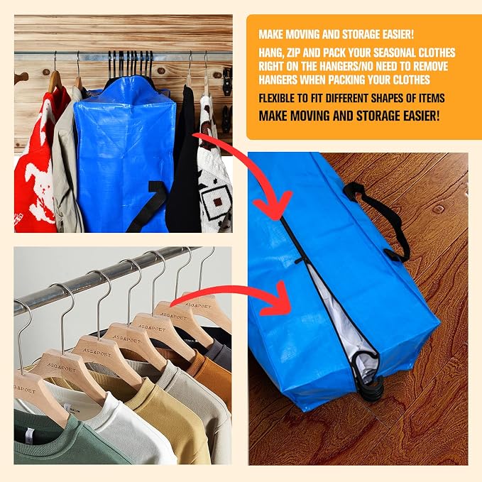 Moving Bags, Storage Totes, Extra Large Storage Bags - Image 5