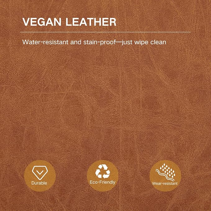65.6" End of Bed Bench Vegan Leather - Image 5