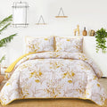 Anibedding Queen Quilt Set, Mustard Yellow Coverlet Set, Women Lightweight by Anibedding