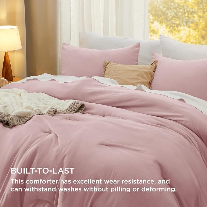 Bedsure King Comforter Set, 3 Pieces GentleSoft™ Bed Set, 1 Lightweight - Image 3