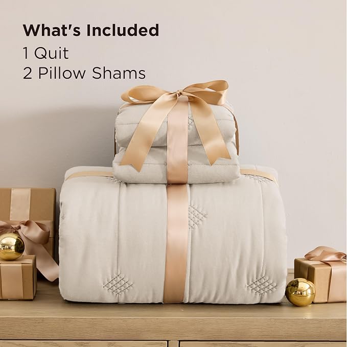 Bedsure Lightweight Queen Comforter Set – Beige Prewashed Soft Bedding - Image 5