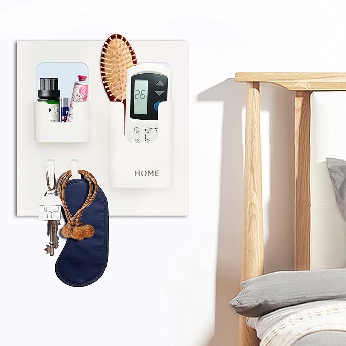 Easy Eco Life Bedside Shelf Accessories Organizer- Wall Mount Self Stick On - Image 3