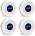 Kesy Upgraded Smoke and Carbon Monoxide Detector 10-Year Lifespan, Dual Sensor Smoke Alarm & Carbon Monoxide Detector (4 Pack)