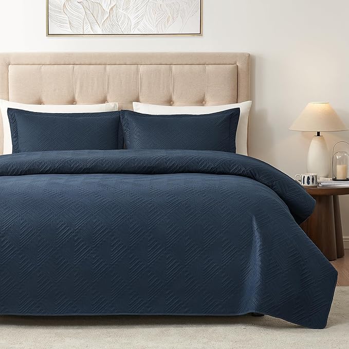 Hansleep Navy Quilt Queen Size by Hansleep
