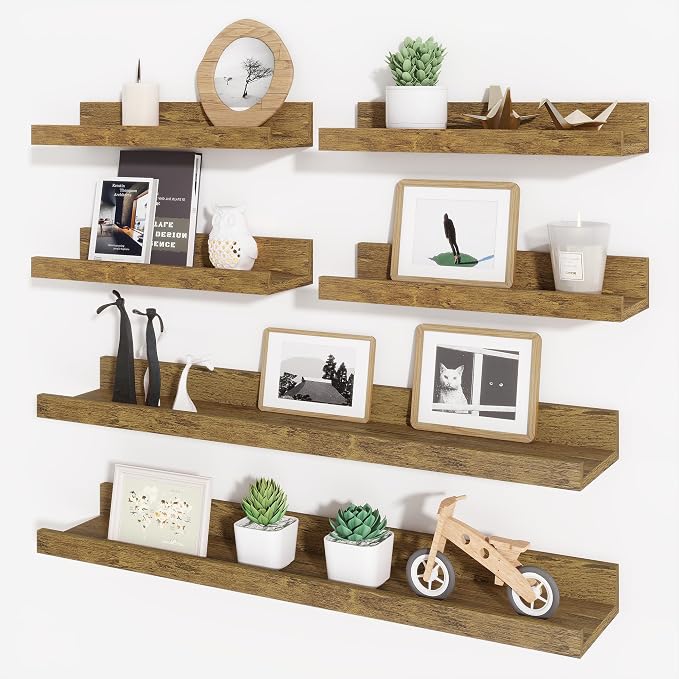 Picture Ledge Shelf, Floating Shelves by Axeman