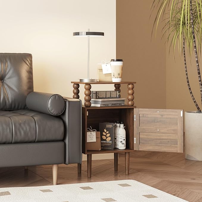 Veegle Nightstand, Modern Bedside Table - Image 6