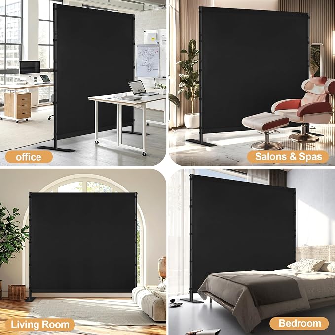 Room Divider Single Panel, 6FT Large Privacy Screen - Image 7