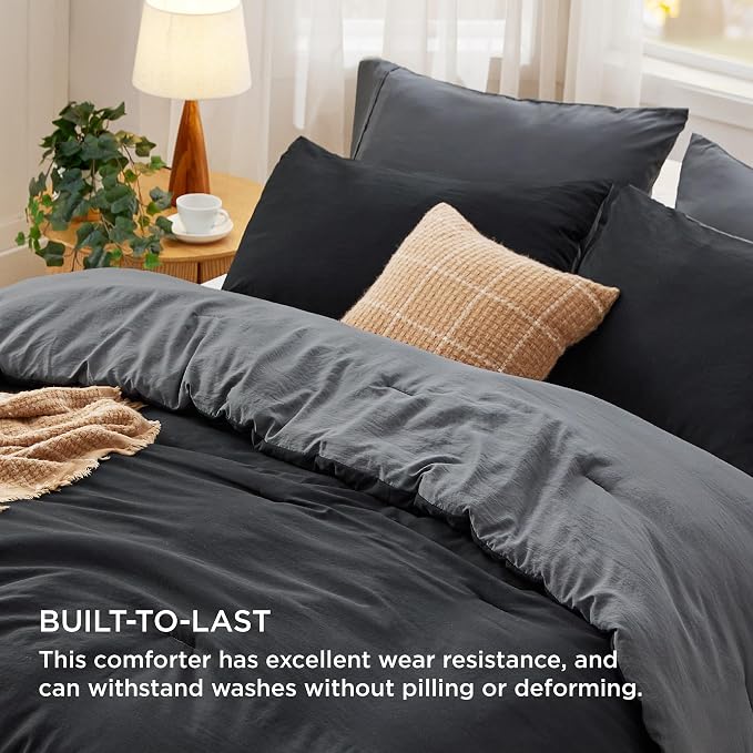 Bedsure Queen Comforter Set, 3 Pieces GentleSoft™ Bed Set, 1 Lightweight - Image 3