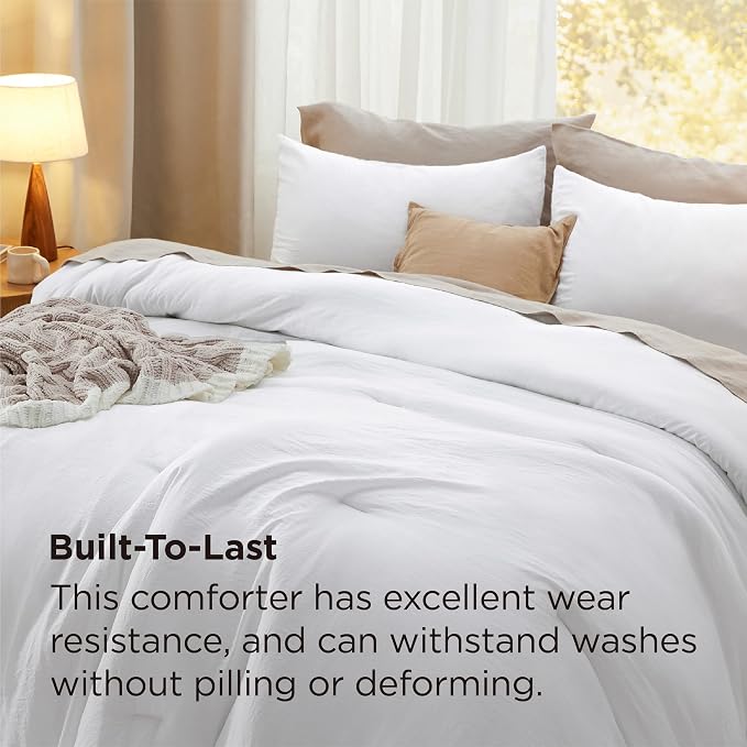 Bedsure Super King Plus Comforter Set, 3 Pieces GentleSoft™ Bed Set, 1 - Image 3