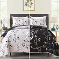 DJY Floral Quilt Set Full/Queen Size 3 pcs Botanical Bedspread, Elegant by HOME
