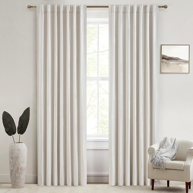 Drapes 84 Inch Length 2 Panels Set by QJMYDECO
