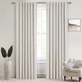 100% Blackout Curtains 92 Inches Long by QJMYDECO