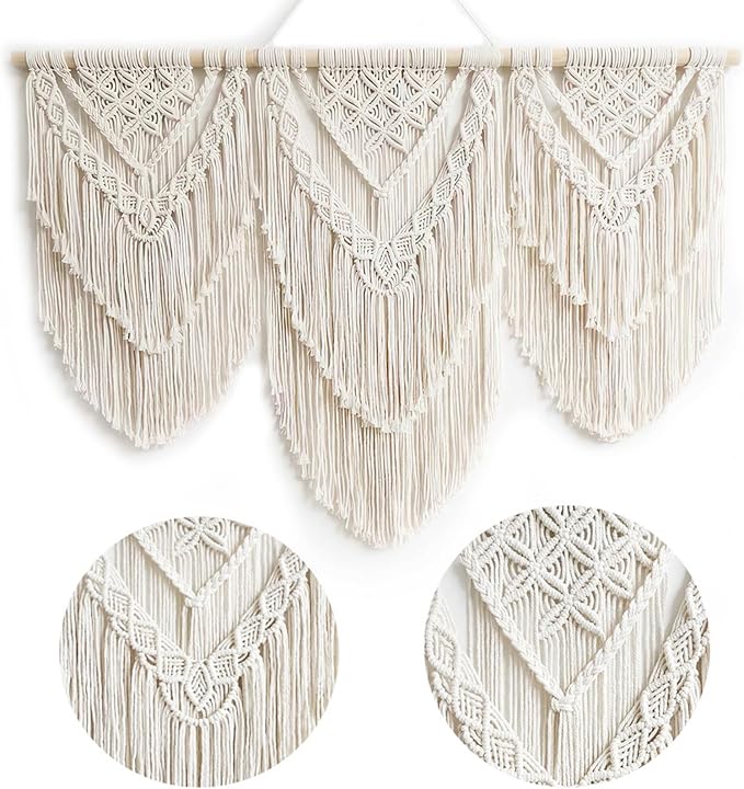 Achart Macrame Wall Hanging Large- Boho Wall Decor- large wall art- Wall Decor - Image 5