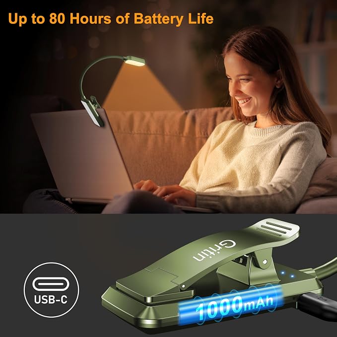 Gritin 16 LED Rechargeable Book Light - Image 6