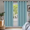Deconovo Blackout Curtains for Bedroom and Living Room 72 Inches Long | Black by Unknown