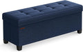 SONGMICS Storage Ottoman Bench, Foldable Foot Rest by Unknown