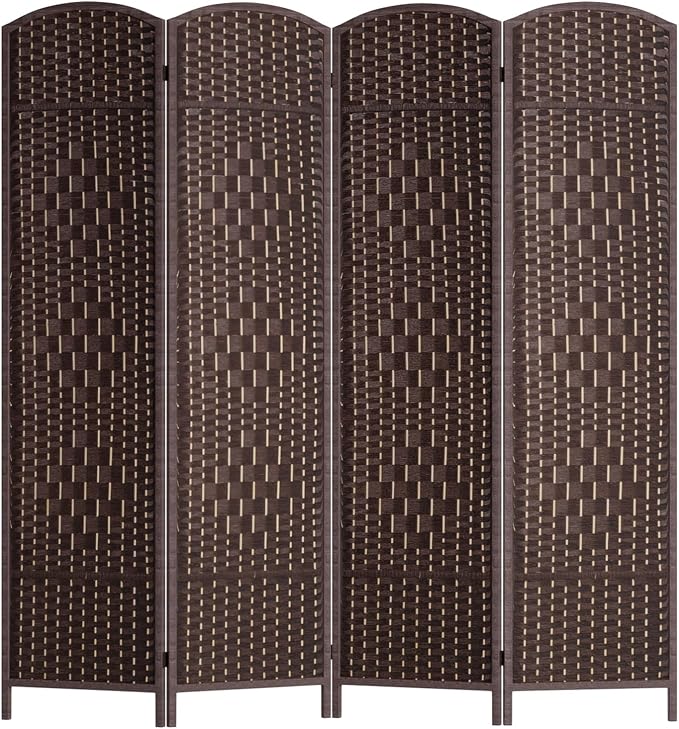 FDW | 4-Panel Folding Room Divider | 6ft, Living Room by FDW