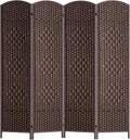 FDW | 4-Panel Folding Room Divider | 6ft, Living Room by FDW