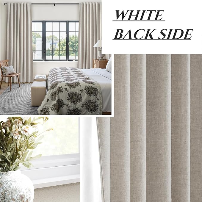QJmydeco 48 Inch Curtains Sunblock Curtains - Image 7