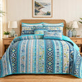 VAPUTAR 100% Cotton Face Quilt King Size, Exquisite King Quilt Bedding Set | by VAPUTAR