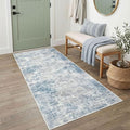 Abstract Runner Rug 3x6 Ft Washable Runners by iOhouze