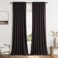 100% Blackout Curtains 84 Inch Length 2 Panels Set by Guken