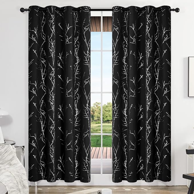 Deconovo Living Room Curtains 84 Inches Long, Thermal Insulated, Room Darkening by Unknown