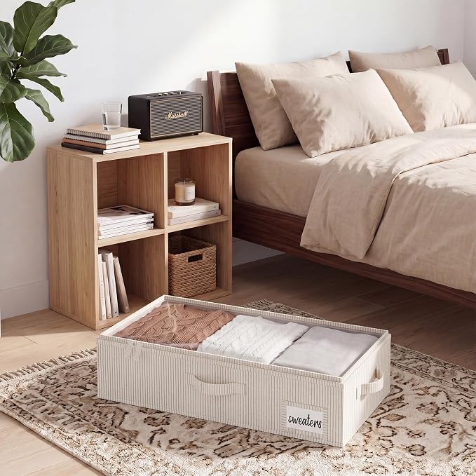 StorageWorks 5 Inch Low Profile Under Bed Storage Containers - Image 5