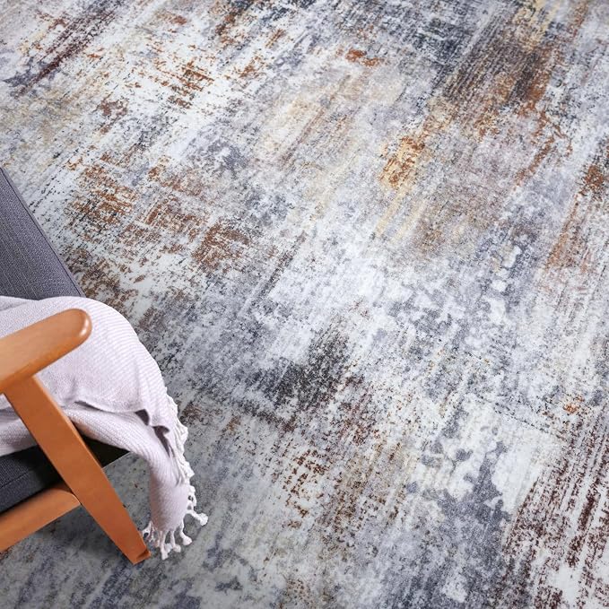 Abstract Runner Rug 3x6 Ft Washable Runners - Image 7