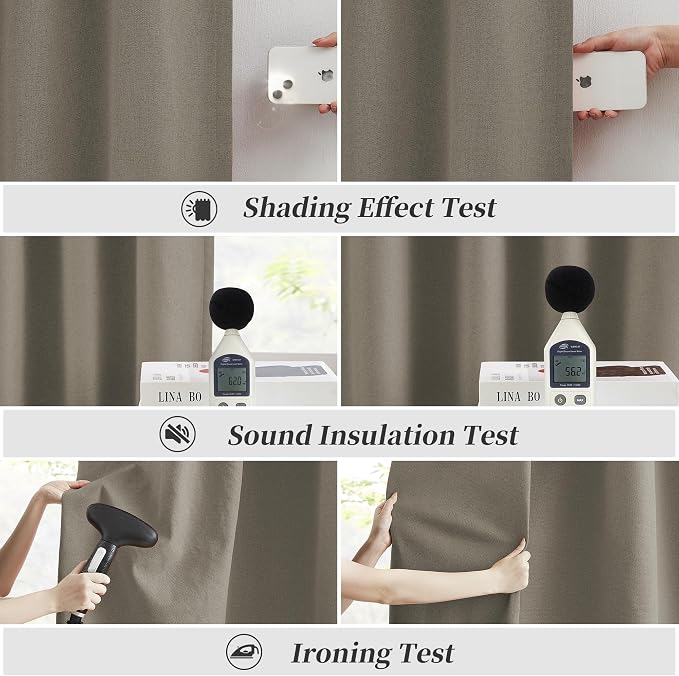 Thermal Blackout Curtains 126 Inches Long - Image 6